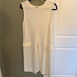 Zara Cream Knit Long Top